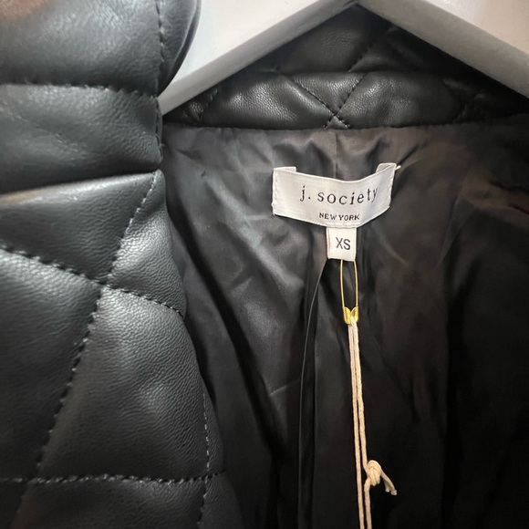 Quilted Black Jacket by J Society - Picture 4 of 4